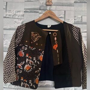Multicolor Patchwork Jacket